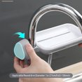 thumbnail image 4 of Mistaha Kitchen Sponge Holder Brush Soap Organizer Rotatable Faucet Storage Rack Sink Caddy Sponge Holder Detachable Shower Tray Drainer Shelf, 4 of 8