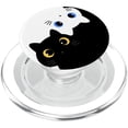 thumbnail image 1 of Lindos gatos PopSockets PopGrip Yin Yang Yoga para teléfonos y tabletas, 1 of 5