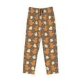 thumbnail image 4 of Xecao Squirrel And Maple Leaves Men's Straight Lounge Pajama Pants: The Ultimate in Comfortable Sleepwear, 4 of 9