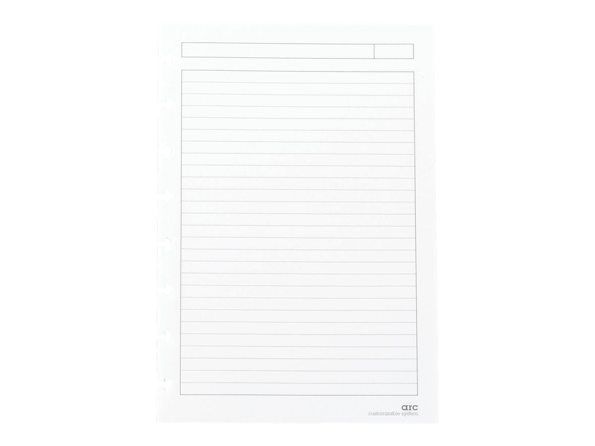 Staples Premium Arc Notebook Sys Refill Paper 5.5"x8.5" Narrow Rule