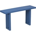 thumbnail image 4 of 60'' Farmhouse Entryway Table Rustic Long Console Table, Wood Modern Industrial Style Side Sofa Table for EntryWay, Hallway, Living Room, Foyer (Navy Blue), 4 of 9
