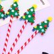 thumbnail image 3 of Bolígrafo navideño de 6 piezas, papelería para estudiantes, agarre cómodo de 0,7mm, 3 of 5