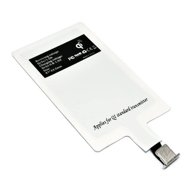 Qi Chargeur Sans Fil Chargeur Récepteur Pad (Port d'Éclairage) pour iPhone  5 / 5S / 5C / SE / 6 / 6S / 7 Plus 