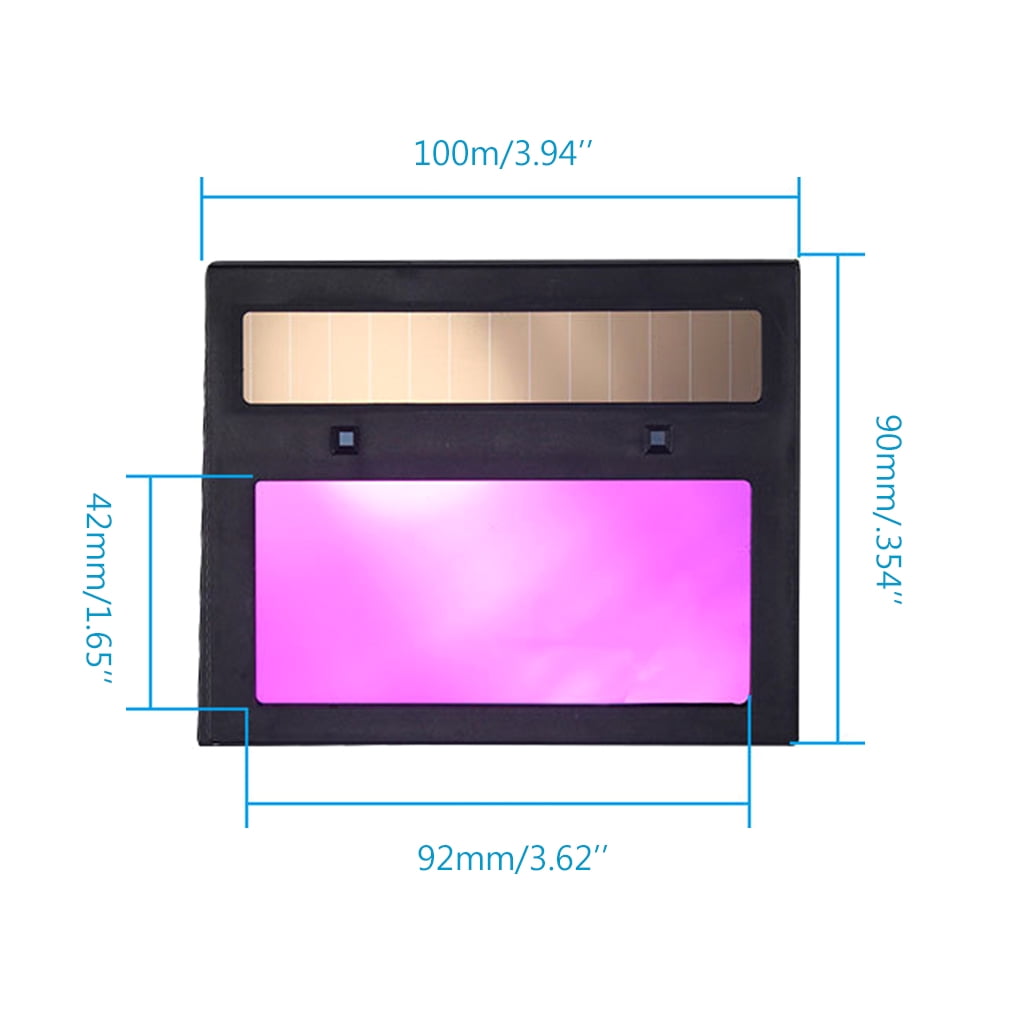 Zeiwohndc Solar Auto Darkening Welding Helmet Lens for Outdoor Welding Industry Prevent