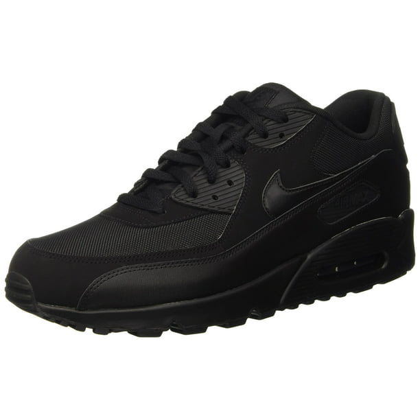 judge Menstruation Elementary school Nike 537384-090: Air Max 90 Men's Essential Running Black/Black Shoes (10  D(M) US Men) - Walmart.com