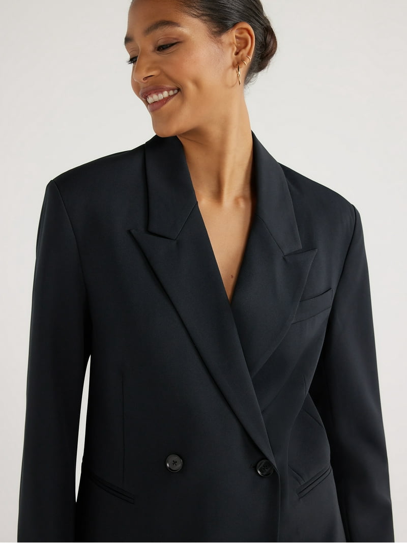 【soerte】Oversized double-breasted jacket Oversized double-breasted jacket/オーバーサイズダブル