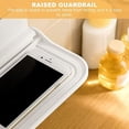 thumbnail image 5 of Juego de 2 estantes de pared blancos, sin necesidad de taladrar, fácilmente extensibles, aptos para dormitorios, salas de juegos, baños, salones y oficinas., 5 of 5