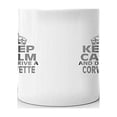 thumbnail image 3 of CORVETTE Keep Calm and Drive Coffee Tea Ceramic Mug Office Work Cup Gift 11 oz., 3 of 3