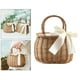thumbnail image 3 of Bolso De Playa SRrattan, Bolso De Mano, Almacenamiento De Viaje Para Vacaciones, Bolso Ovalado Sunnimix Monedero de paja, 3 of 8