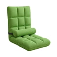 thumbnail image 2 of Silla de suelo con respaldo, sofá de suelo cómodo, sofá de apartamento Verde, 2 of 9