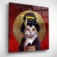 thumbnail image 5 of Epic Art 'Kyoto Kitty' by Lucia Heffernan, Acrylic Glass Wall Art, 12"x12", 5 of 13