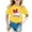 Yellow, variant on GDREDA Girl Clothes Squid Theme Printed Children's Fashion Loose T Shirt T Shirts for Girl Graphic Purple,5-6 Years