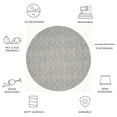 thumbnail image 6 of Safavieh Courtyard Teodor Geometric Indoor/Outdoor Area Rug, Gray, 5'3" x 5'3" Round, 6 of 10