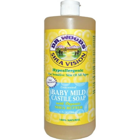 Dr. Woods Shea Vision Baby Mild Castile Soap with Organic Shea Butter 32