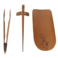 thumbnail image 1 of Bamboo Tea Set, Hand-Made Carving Tea Accessories Tea Scoop, Natural Bamboo Tea Set Tearoom Set For Home Office Tea Accessory Chrysanthemum, 1 of 8