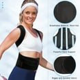 thumbnail image 4 of Corrector de postura para hombres y mujeres – Soporte de espalda para soporte lumbar y vertical – Corrector de espalda transpirable para mejorar la postura y aliviar el dolor de cuello, espalda y homb, 4 of 5