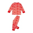 thumbnail image 5 of KOMOO Christmas Family Christmas Pajama Matching Set  Long Sleeve Reindeer Printed Pullover and Pants Xmas Pajama Sleepwear Outfit, 5 of 9