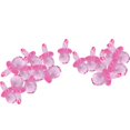 thumbnail image 1 of 20pcs transparente acrílico chupetes bebé ducha juguete fiesta de cumpleaños juego decoración (rosa), 1 of 4