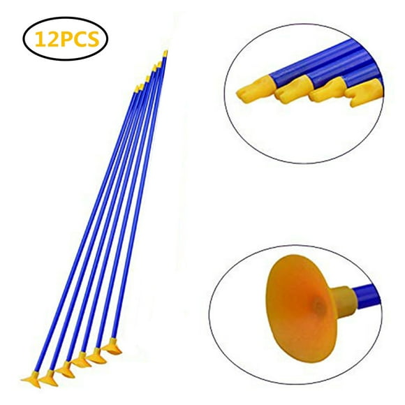 Flecha con ventosa para tiro con arco, juego de tiro con arco para niños, flechas de goma de seguridad para adolescentes, entrenamiento de tiro, 6 uds.