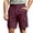 Wine, variant on Havenre Men's Hiking Cargo Shorts Lightweight Athletic Shorts for Outdoor Fishing Camping Loose Fit Casual Summer Drawstring Elasic Waist Golf Short Pants with Multi Pockets