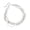 01 White K 4652, variant on Stackable Layering Collar Necklace Vintage Look With Pearls Accents Handmade Jewelry for Women Trendy Neckchain