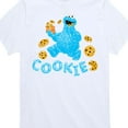 thumbnail image 3 of Sesame Street - Scribble Cookie Monster - Toddler and Youth Short Sleeve Graphic T-Shirt, 3 of 5