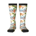 thumbnail image 2 of Lsque Gnome and Surfing Printed Crew Socks Men's Women's LightWeight Thin Casual Calf Socks ,Knee High Socks,Cotton Socks, 2 of 9