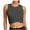 Dark Gray, variant on ibuvkizy Crop Tank Tops for Women,Summer Workout Cropped Tank Tops Dance Tops Sport Yoga Shirts