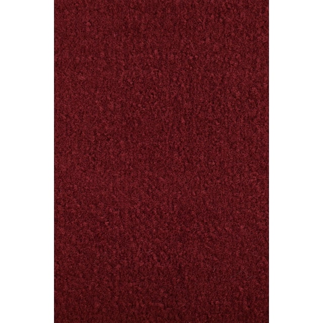 Color world collection kids Favorite indoor outdoor area rugs with Rubber Marine Backing for Patio, Porch, Deck, Boat, Basement or Garage with Premium Bound Polyester Edges Burgundy 2'X3'