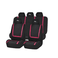 thumbnail image 1 of 9 Piezas Fundas Para 5 Asientos De Coche Universal  Belug, Negro Rosa, 1 of 5