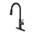 thumbnail image 3 of Brushed Nickel Kitchen Faucet with Pull-Down Sprayer – High Arc 360° Rotating Stainless Steel Faucet, Single Hole, Ceramic Valve & 1.8 GPM Flow, 3 of 8