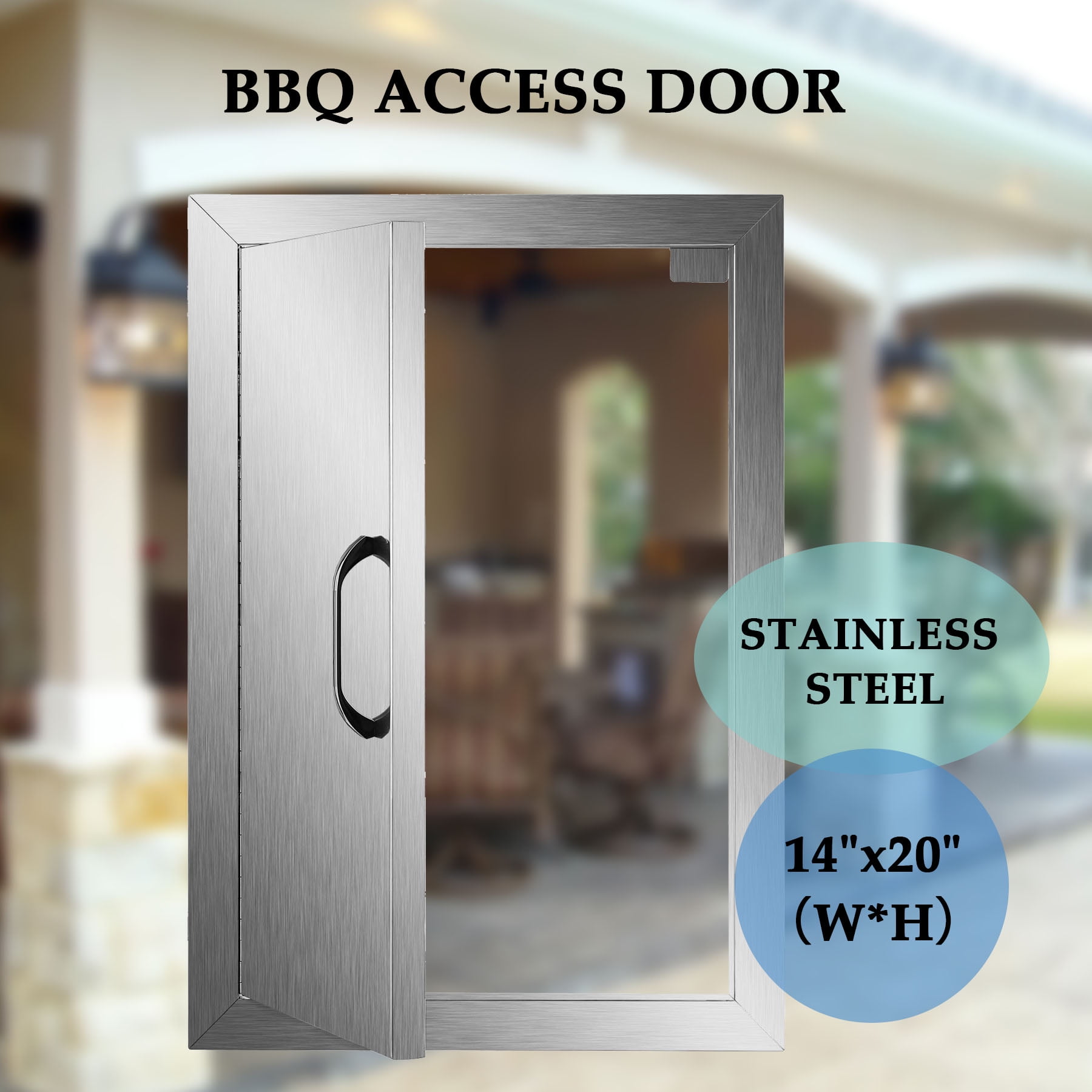 Single Walled Access Doors Outdoors Kitchen Bbq Island 304