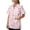 Cat Paw Prints, variant on PJHEQOXE Art Dog Pattern Unisex Pet Grooming Smock, Water Resistant Zip Up Workwear with 3 Pockets, Professional Groomer Uniform for Dog Cat Grooming