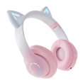 thumbnail image 4 of Auriculares inalámbricos LED Hugo Cat Ear V5.0 Batería de larga duración Sonido envolvente Cómodo blanco rosa, 4 of 10