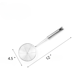 thumbnail image 4 of Colador/espumadera/cucharón de araña de acero inoxidable versátil para cocinar y freír, utensilios de cocina, colador de alambre, colador de pasta, cuchara., 4 of 6