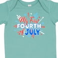thumbnail image 4 of Inktastic My First Fourth of July- Red, White, and Blue Fireworks Boys or Girls Baby Bodysuit, 4 of 5