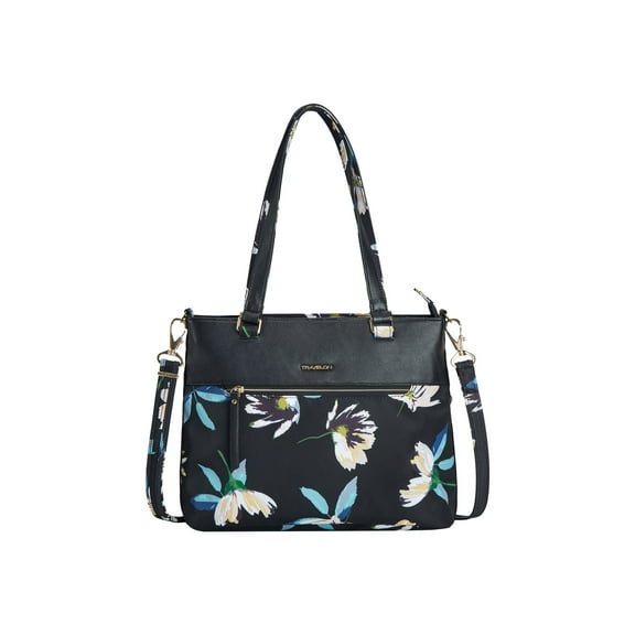 Travelon Anti-Theft Addison - Tote bag - nylon, vegan leather - midnight-floral