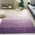 thumbnail image 2 of SAFAVIEH Natural Fiber Arda Gradient Area Rug, Natural/Purple, 5' x 8', 2 of 8