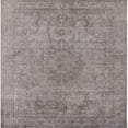 thumbnail image 1 of Ahgly Company Machine Washable Indoor Square Industrial Modern Rose Dust Purple Area Rugs, 5' Square, 1 of 7