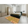 thumbnail image 5 of Ahgly Company Machine Washable Indoor Square Transitional Beer Orange Area Rugs, 8' Square, 5 of 7