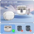 thumbnail image 2 of [Funda protectora] TPU transparente TUDIOW a prueba de golpes para auriculares Bose Ultra Open, 2 of 7