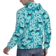 thumbnail image 6 of Lsque Shark Wearing Sunglasses Pattern Casual Men's Hoodie,Hooded Sweatshirt with Kangaroo Pocket,Pullover Hoodie-3X-Large, 6 of 7