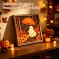 thumbnail image 3 of Halloween Wall Decor 8X8 Inch Vintage Framed Spooky Ghost Art Fall Halloween Decor for Home Halloween Party Decoration 1 Pack, 3 of 6