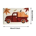 thumbnail image 2 of Fall Bathroom Rug Fall Rug For Bathroom Truck Bath Mat Autumn Pumpkin Decoration Soft Non Bath Mat Producers Choice Blanket And Heated Blanket Cheer Blankets And Throws for Girls Small Thin Blanket, 2 of 3