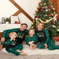 thumbnail image 2 of Family Matching Christmas Pajamas Set Holiday Elf Sleepwear  PJS Set for Couples, 2 of 7