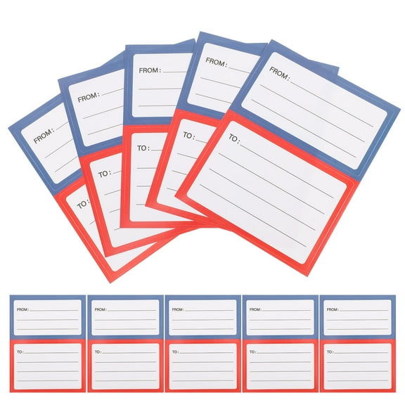 Raindrops 150pcs Self Adhesive Shipping Label Stickers For  Envelopes Mailing Bags Blank Address Labels For Writing To And From Stickers