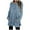 Blue Sweatshirts 1PC, variant on Women Sweatshirts Solid Color Long Sleeve Casual Plain Crewneck Split Side Tops Shirts With Pockets Basic Daily Outdoor Stylish Pullover