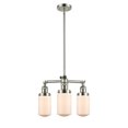 thumbnail image 7 of Innovations Lighting 207 Dover Dover 3 Light 17" Wide Chandelier - Nickel, 7 of 7