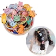 thumbnail image 3 of Hair Tie Cute Small 30PCS Cartoon Hair Rope Hair Band Ponytail Holder for Kids, 3 of 10