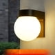 thumbnail image 5 of Luminaria Exterior ANGGREK Aplique de Pared Irrompible Blanco Leche Para Jardines, 5 of 7